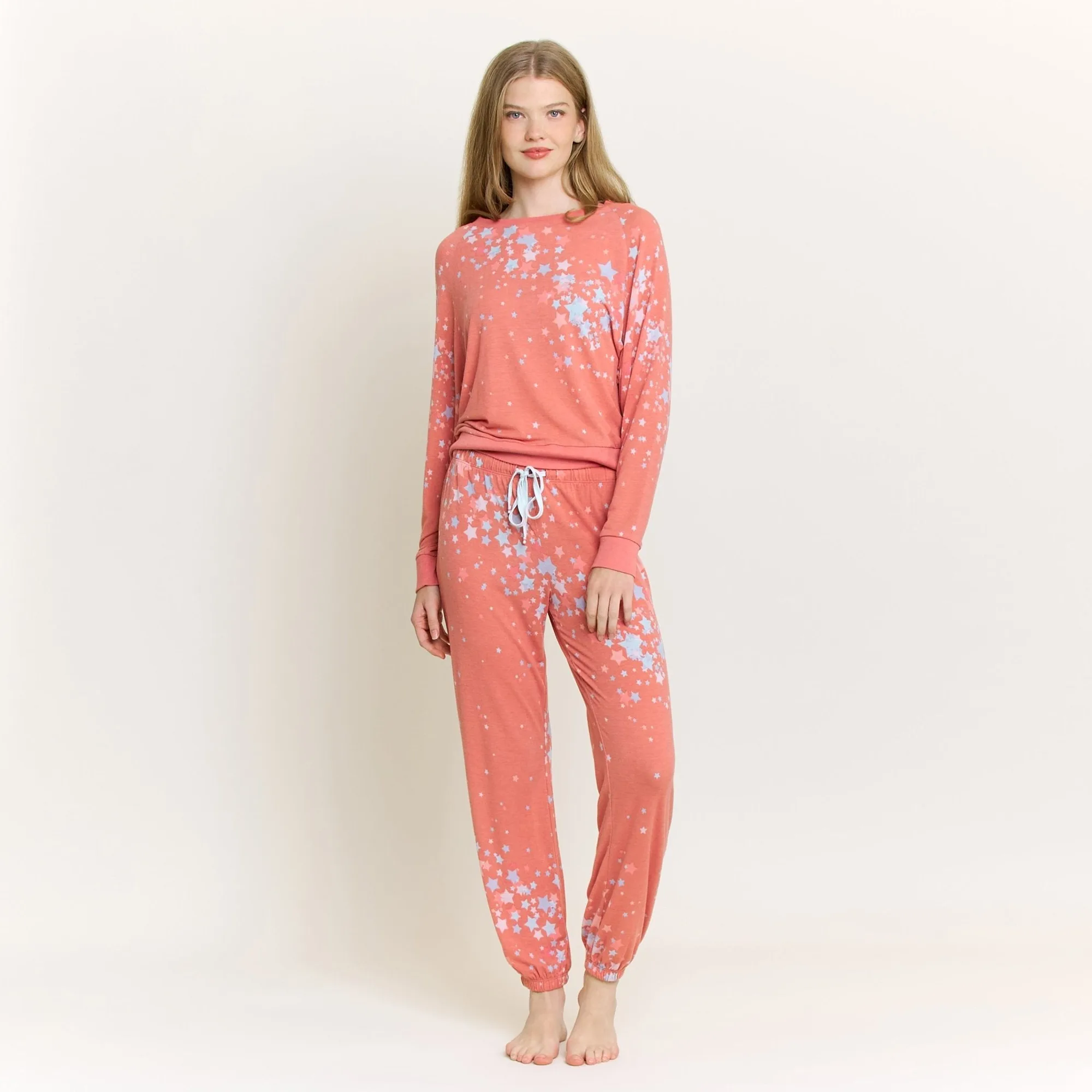 Set Lungo Star Seeker in Coral Blush Stars