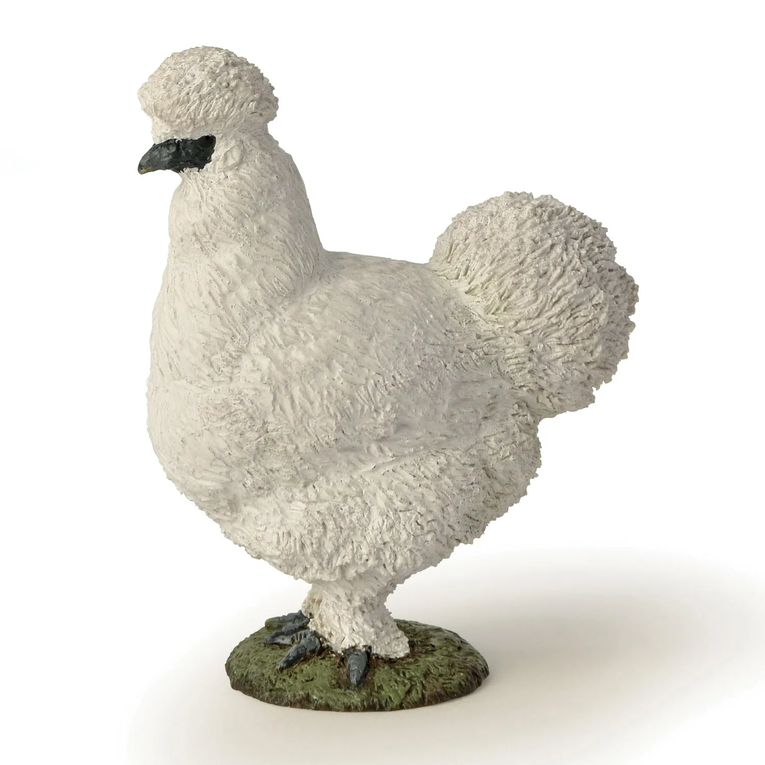 Figurine Poule soie
