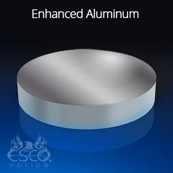 Miroirs plans en silice fondue de précision, aluminium amélioré