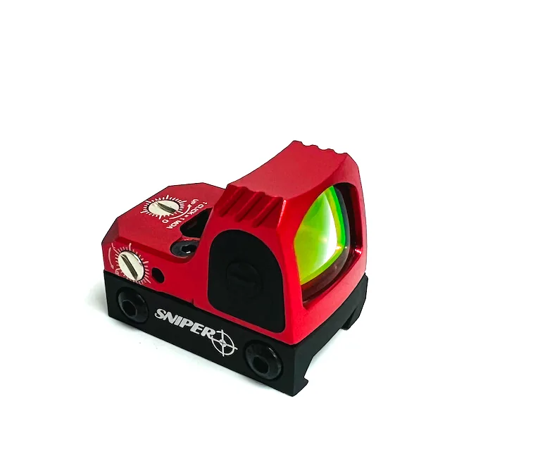 Sniper TR21 3MOA Reflex Sight Red Dot Sight for Rifles, Shortguns and Pistols Compatible with Picatinny/Weaver Rail, Waterproof, Shockproof (Red)