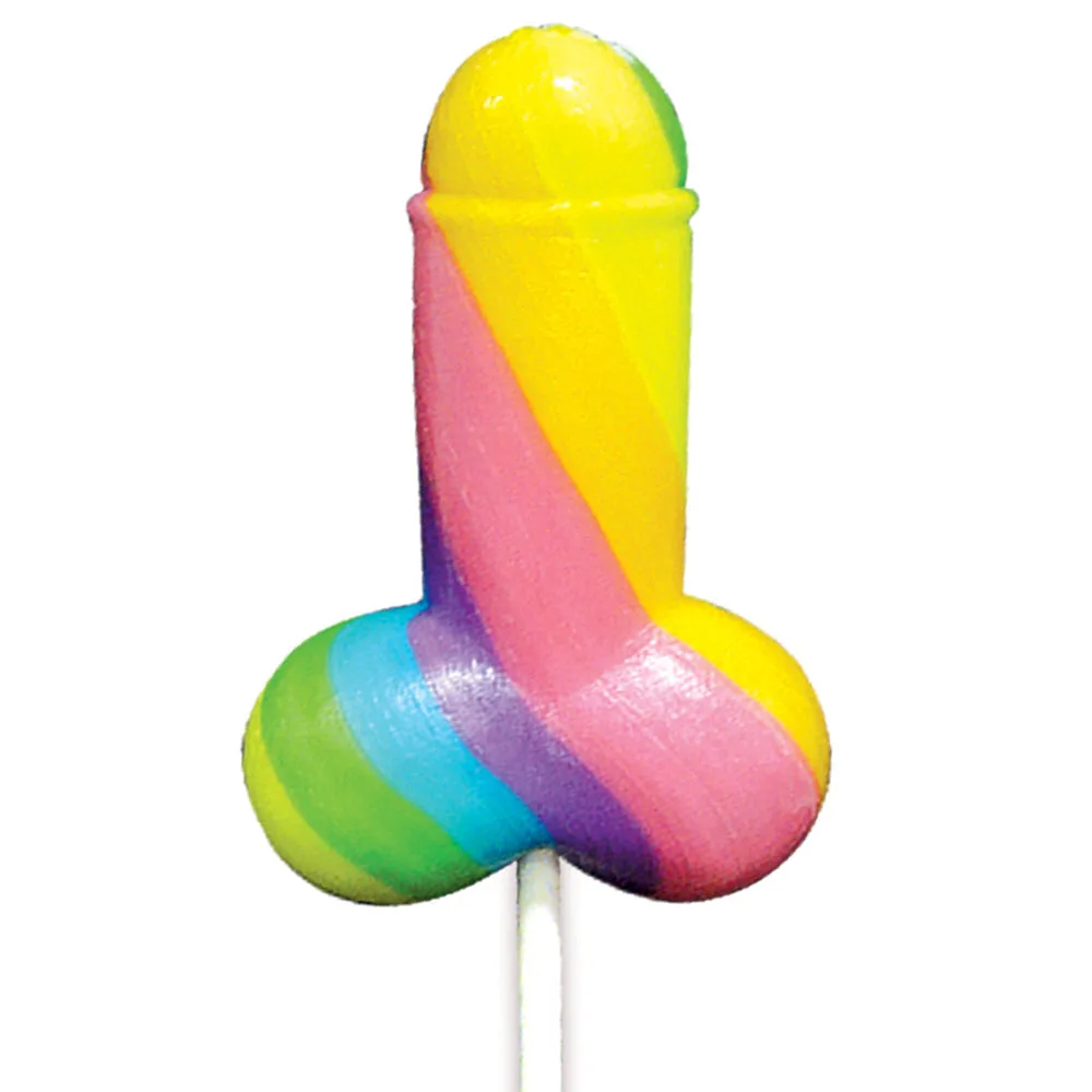 Rainbow Cock Pops Lollipop