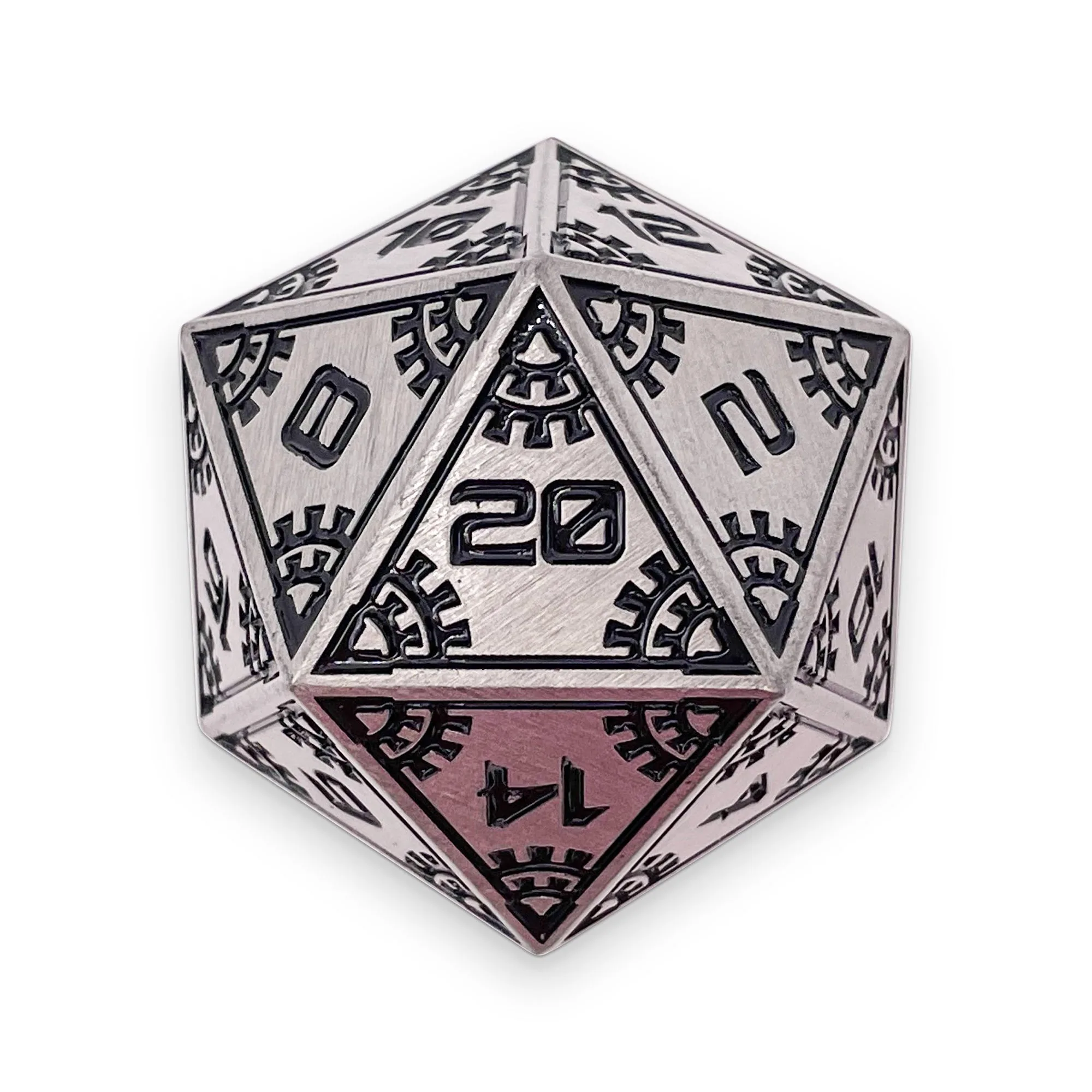 Estrella Fugaz - Dado de Metal de Aleación Asteroid Boulder® de 45 mm