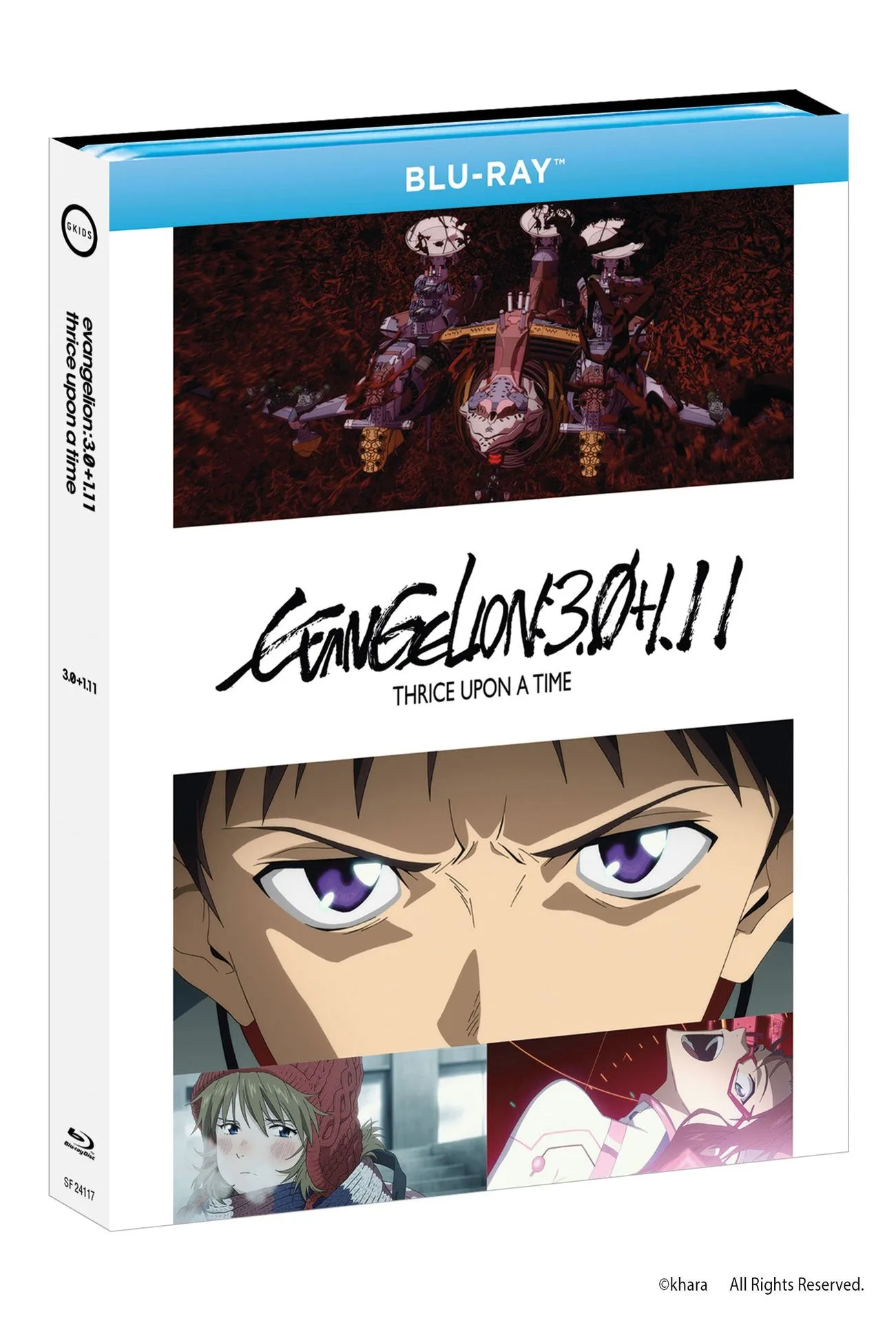 EVANGELION 3.0+1.11 vs. Thrice Upon a Time Blu-ray: Samme film?