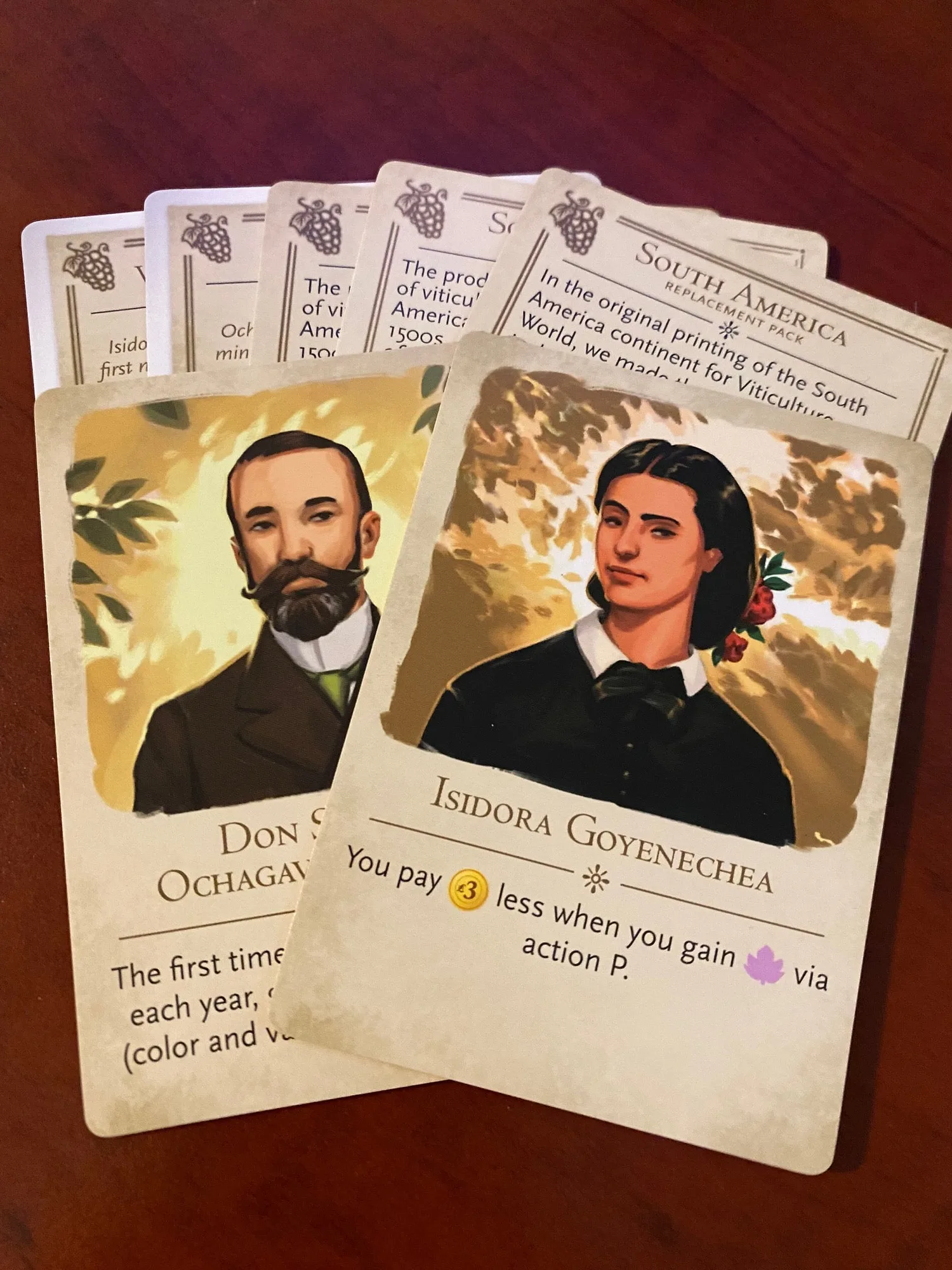 Viticulture World Replacement Cards: South America