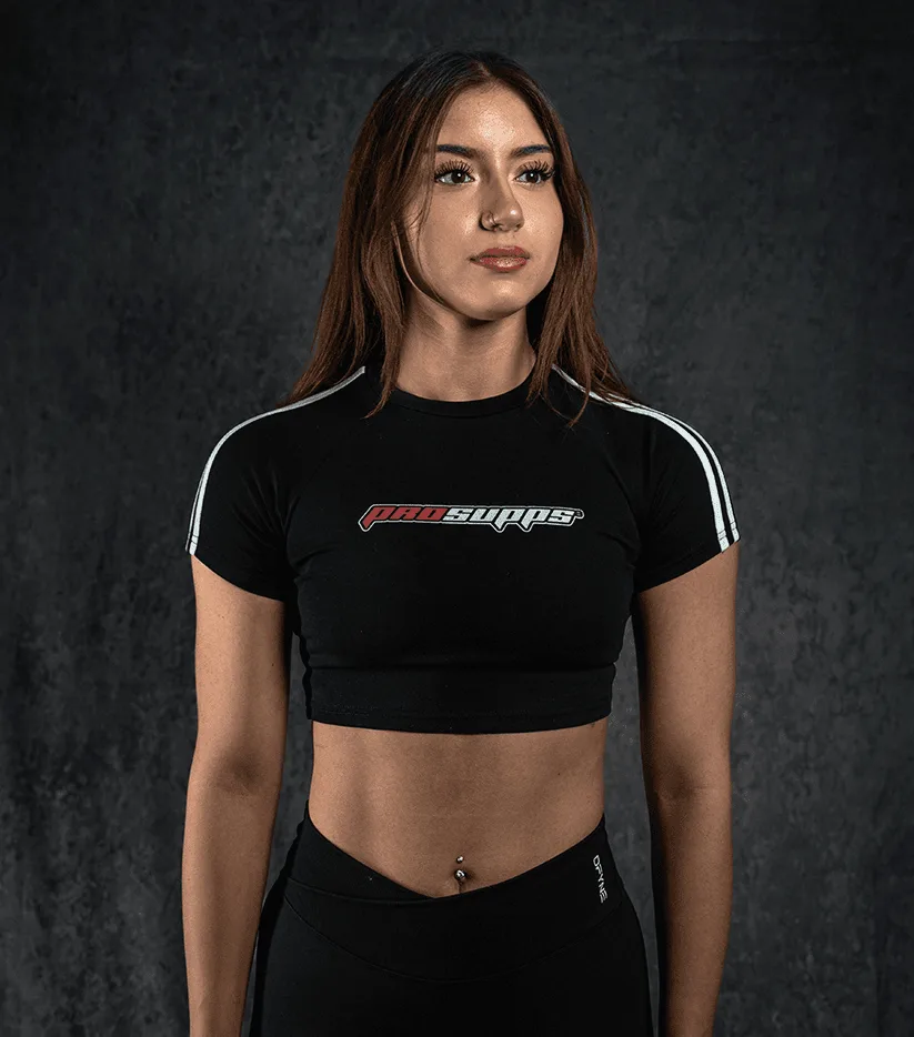 ProSupps Taped Crop Tee - Black