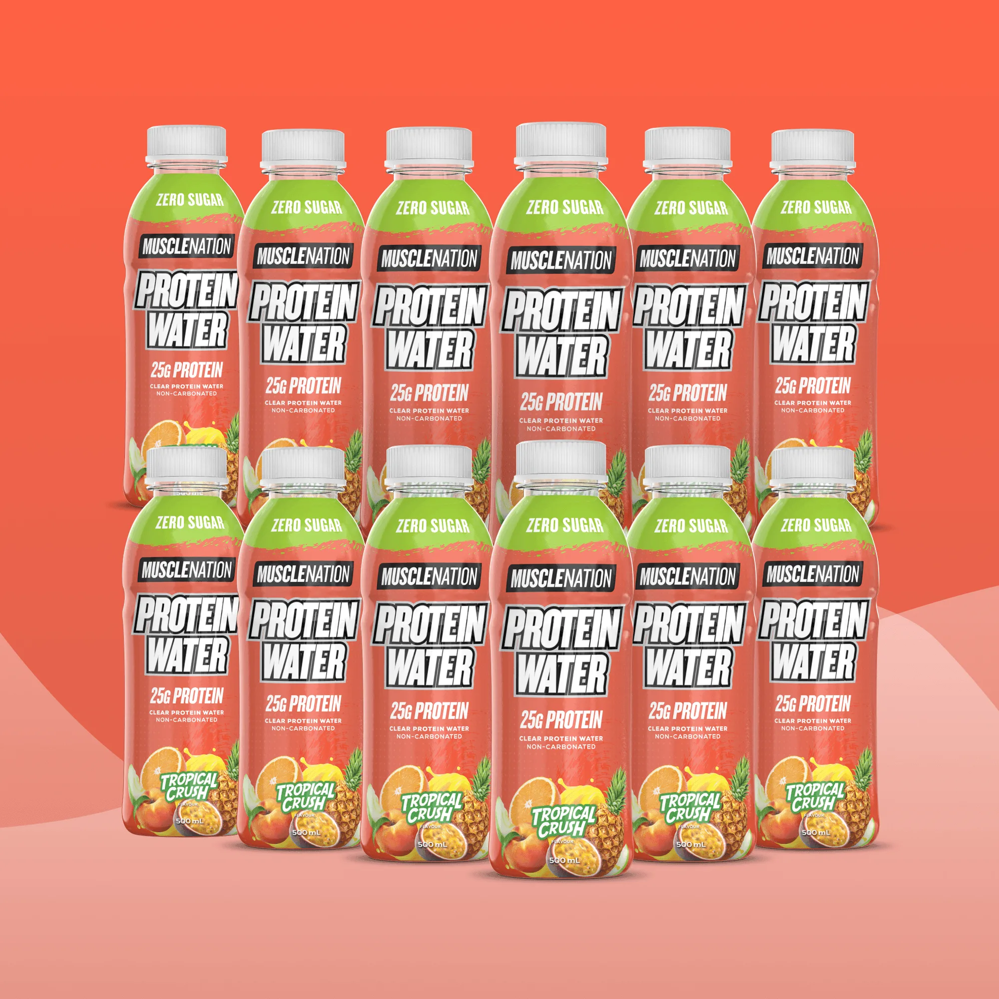 Proteinwasser Fertiggetränk - Tropical Crush 500ml (12er Pack)