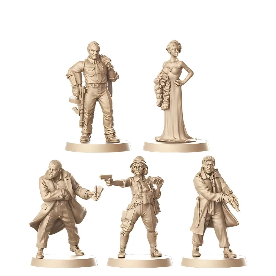 Guide til Cthulhu Death May Die Promo Investigator Bundle