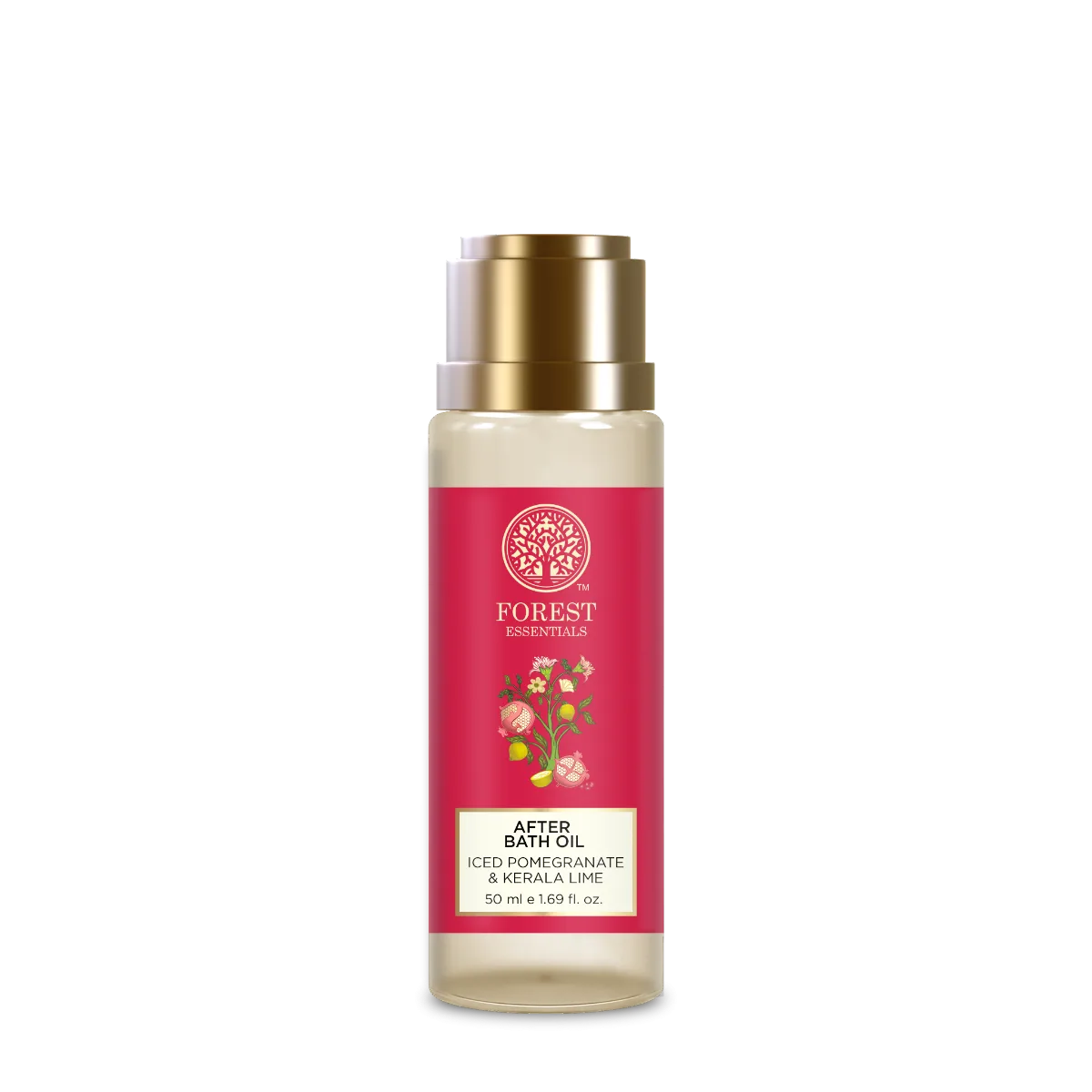 Rejsestørrelse After Bath Oil Iced Pomegranate & Kerala Lime: FAQ