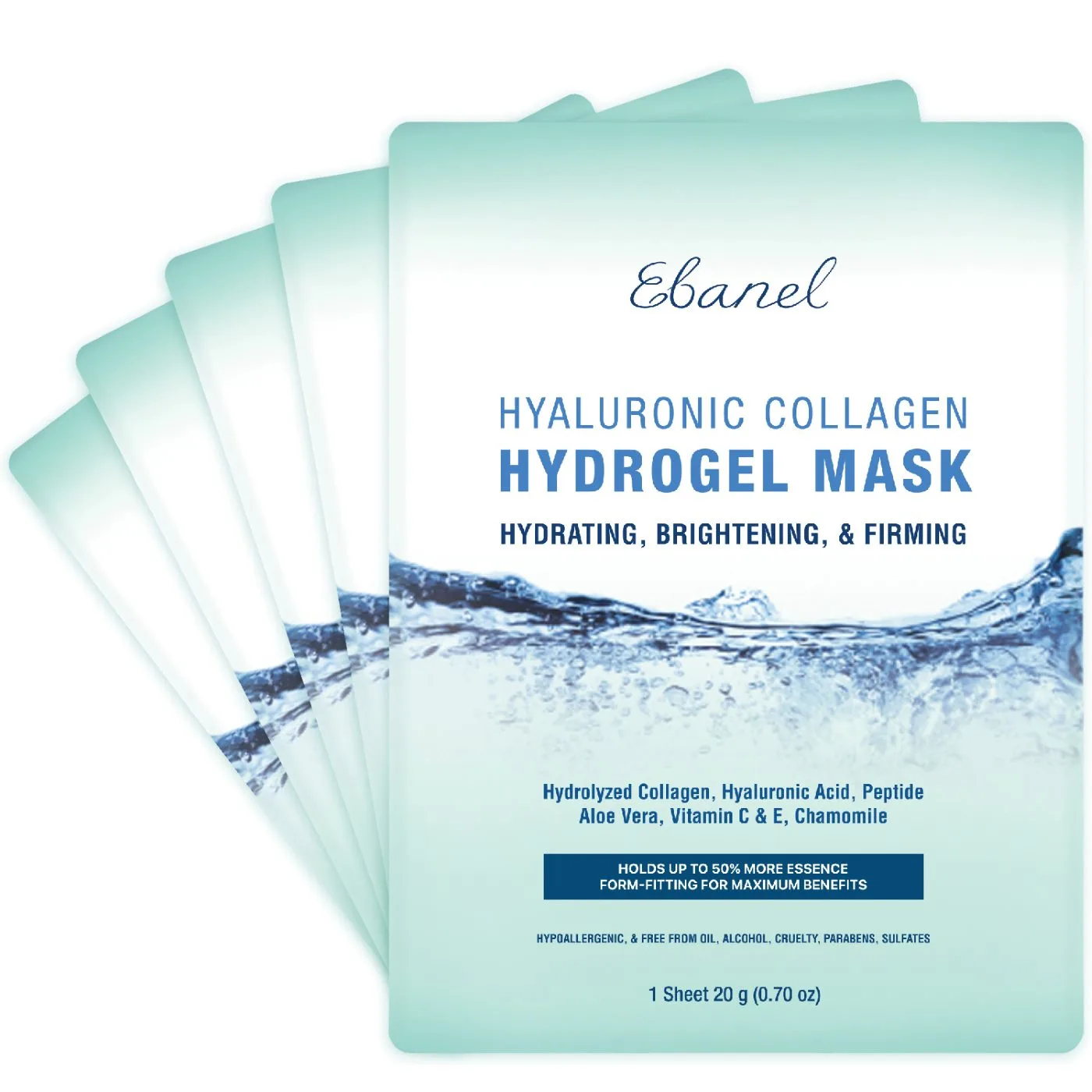 Hyaluronic Collagen Hydrogel Mask (5 Sheets)