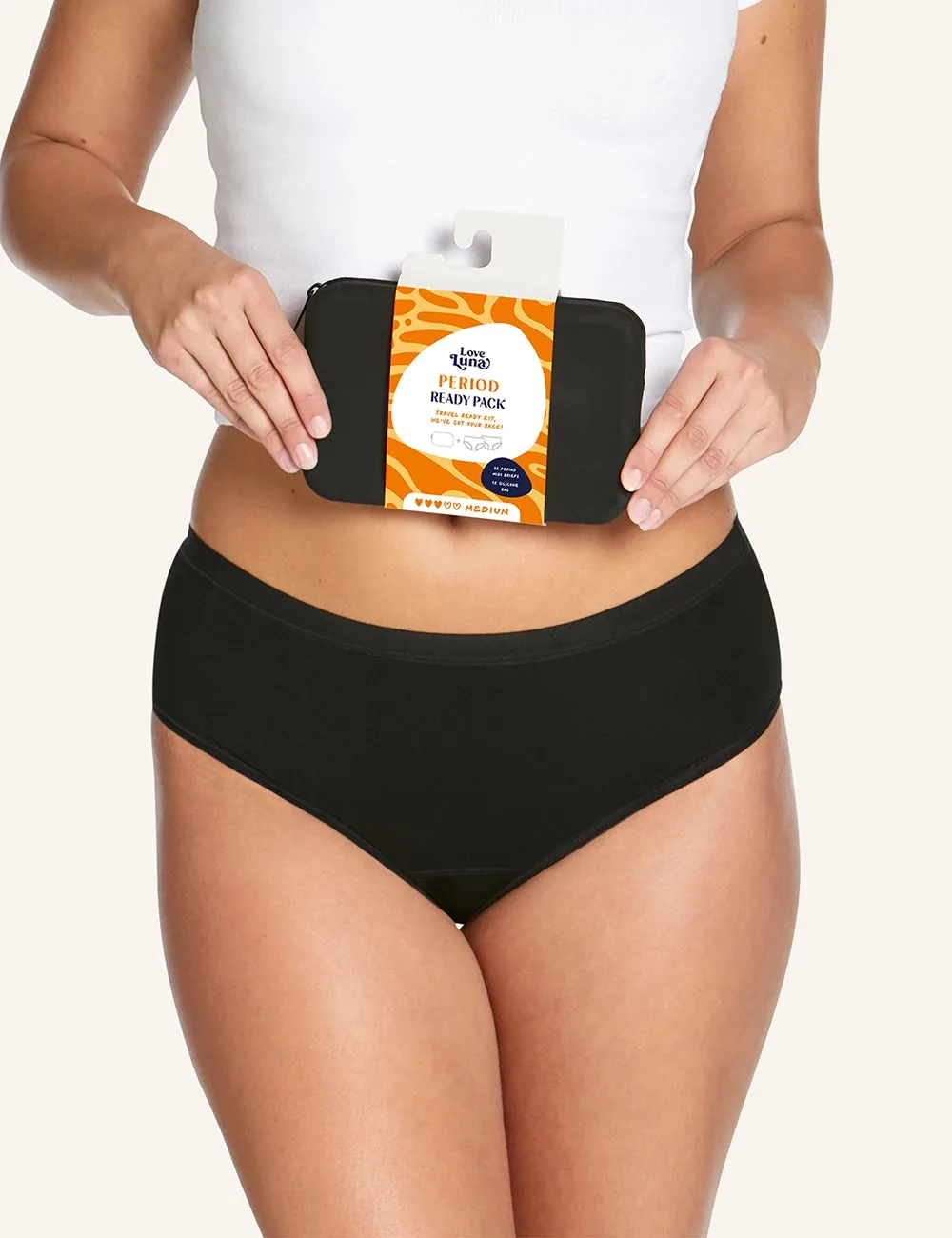 Pack Pronta para o Período - Cueca Midi