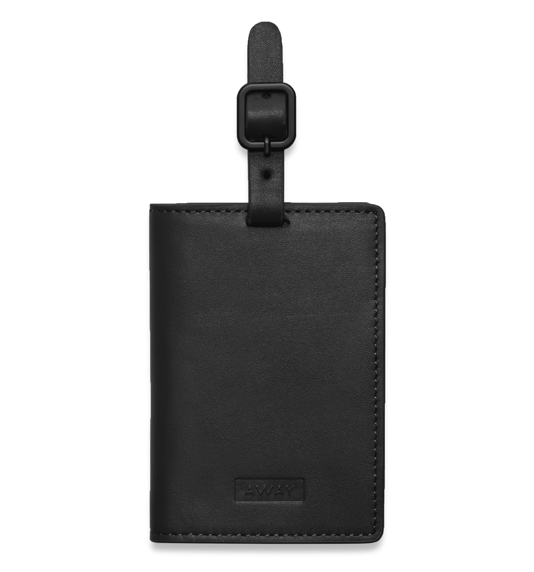 Aluminum Luggage Tag in Onyx Black Standard
