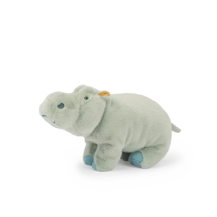 Zo speel je met de grote nijlpaardknuffel