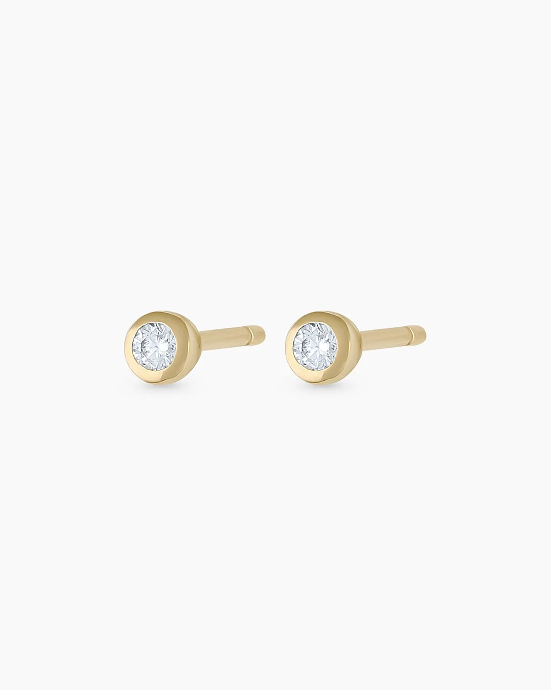 14K Classic Diamond Studs