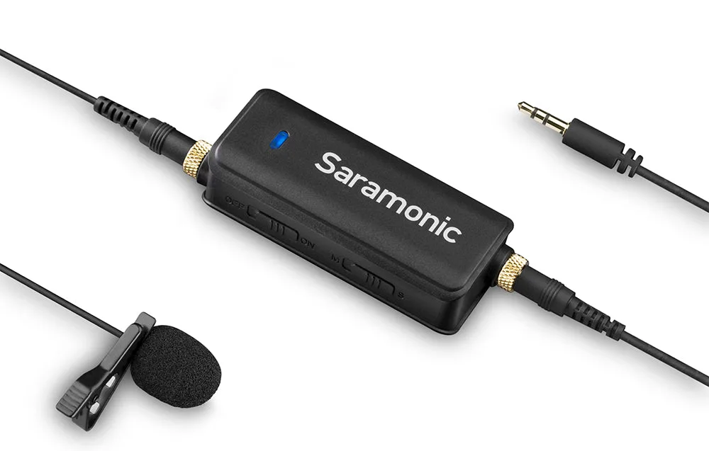 Adaptador de audio Saramonic LavMic para DSLR, Go-Pro y iPhone