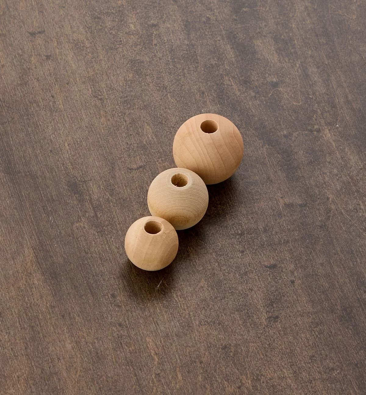 Large Round Wooden Beads