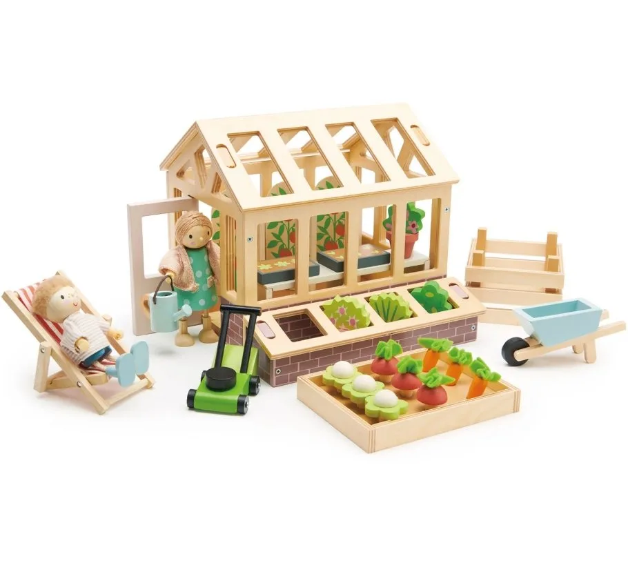 Set de invernadero y jardín de Tender Leaf Toys