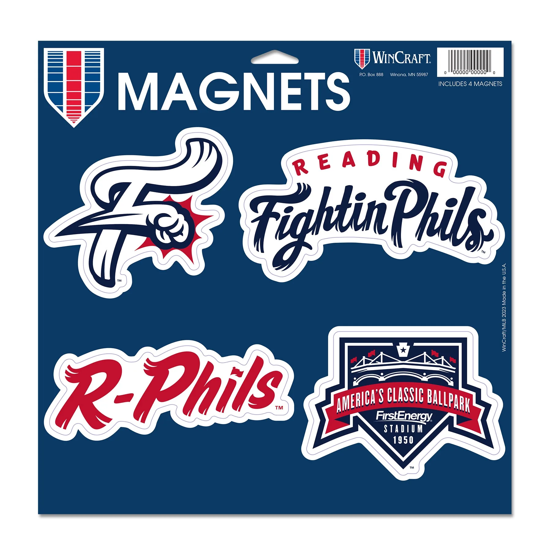 R-Phils 4-Pack Primary Logos Pack