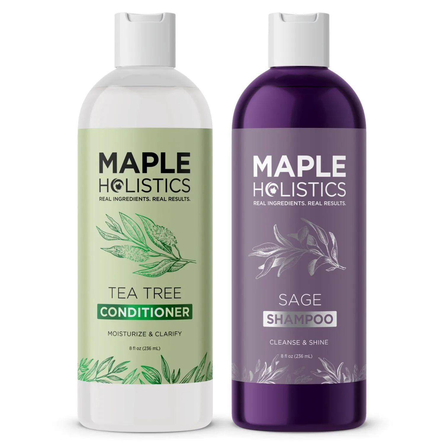 Sage Shampoo and Tea Tree Conditioner Set: What to Expect