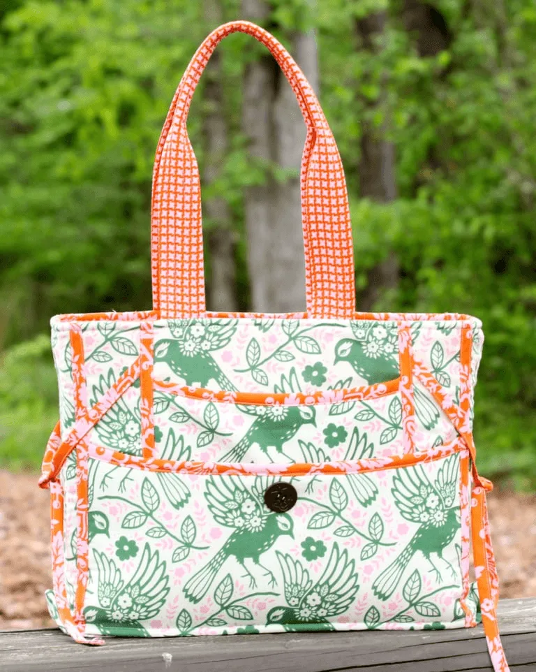 How to Use a Paper Pattern for a Quilted Tote Bag