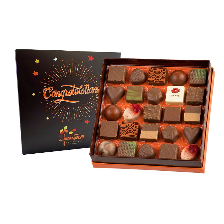 Milk Chocolate Bonbons With Congratulations Sleeve