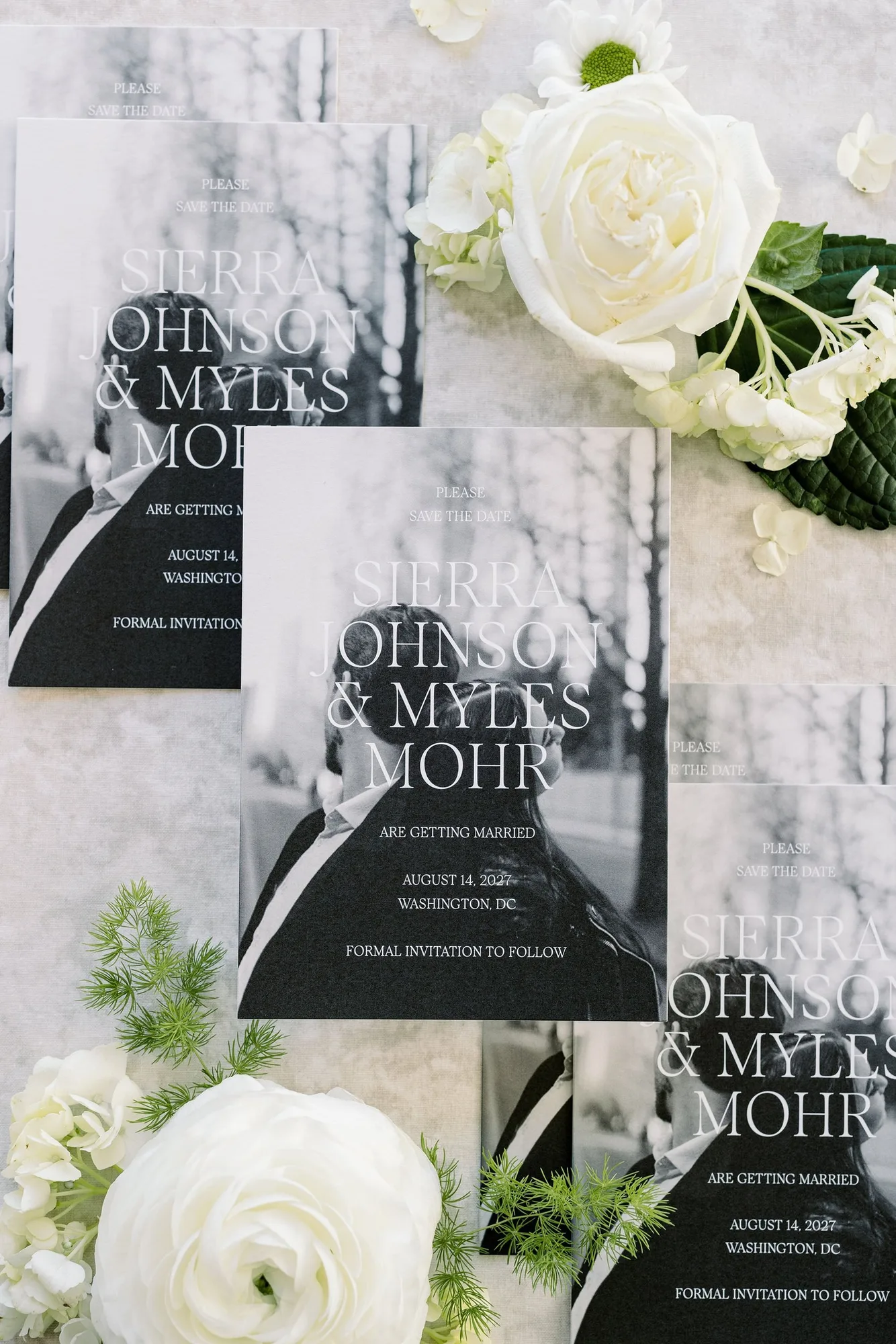 The Slate Wedding Save The Date Card