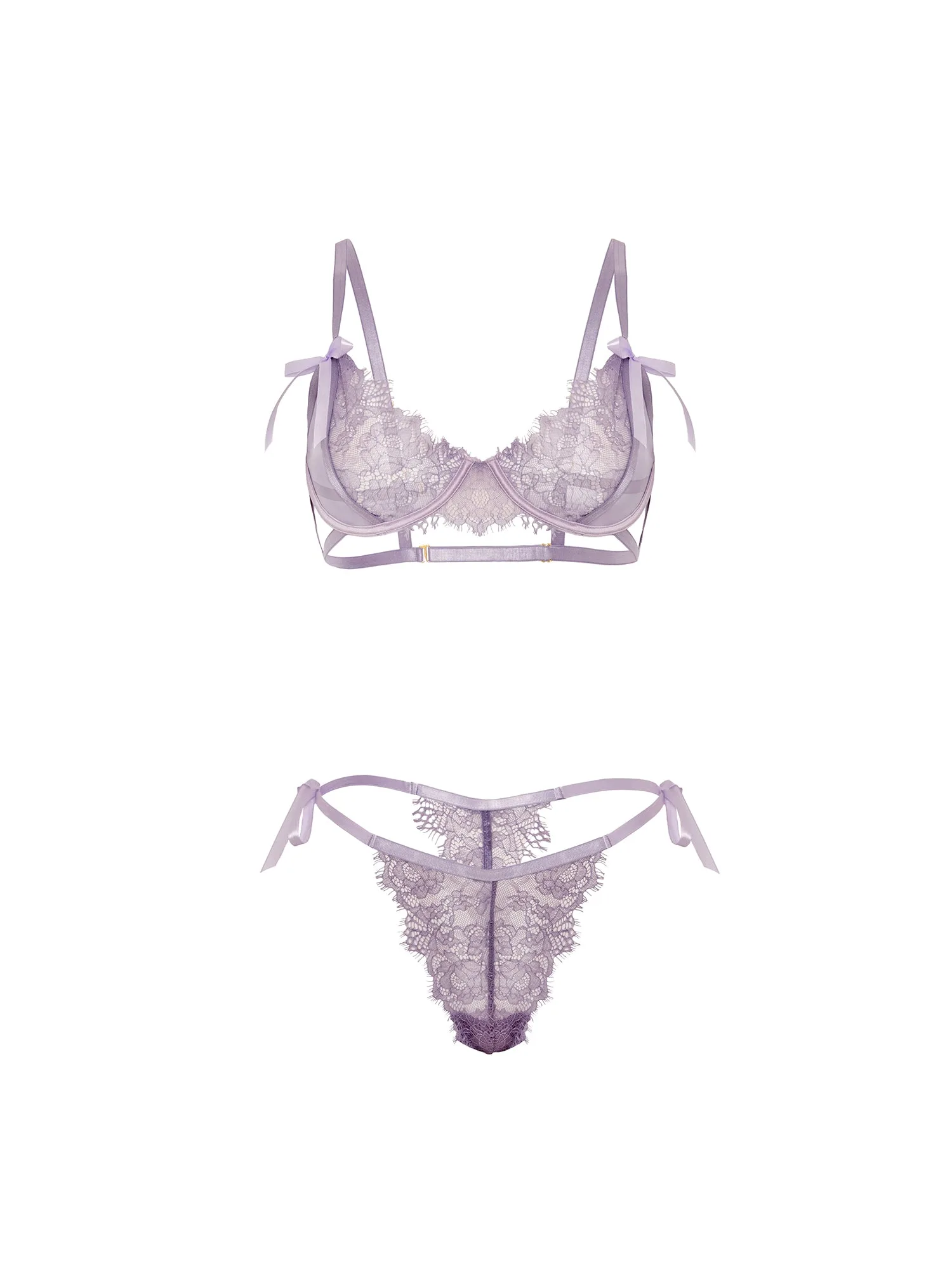 Dahliya Lace Bra Set