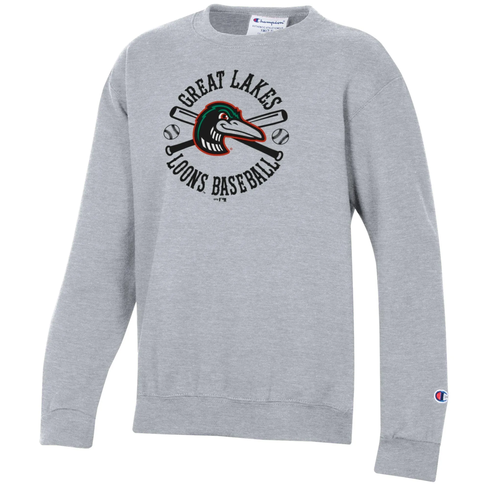 Größentabelle für Great Lakes Loons Sweatshirt