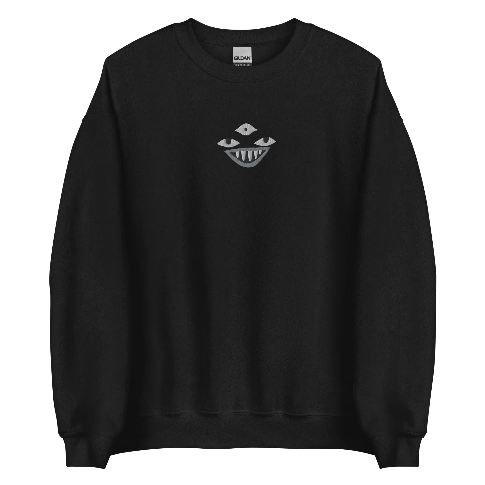 REZIE grey - unisex embroidered sweatshirt