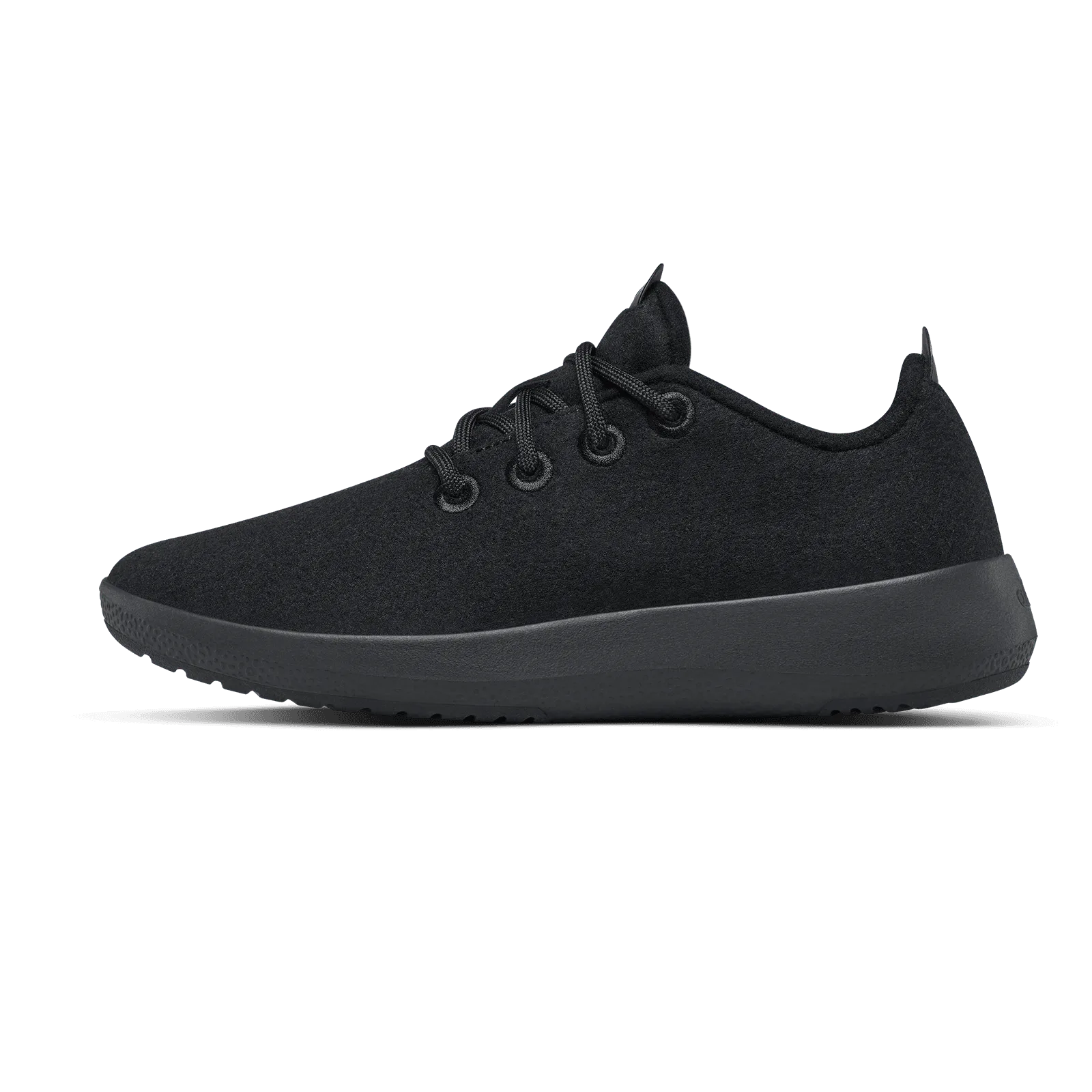 Women's Wool Runner Mizzle - True Black (Black Sole)