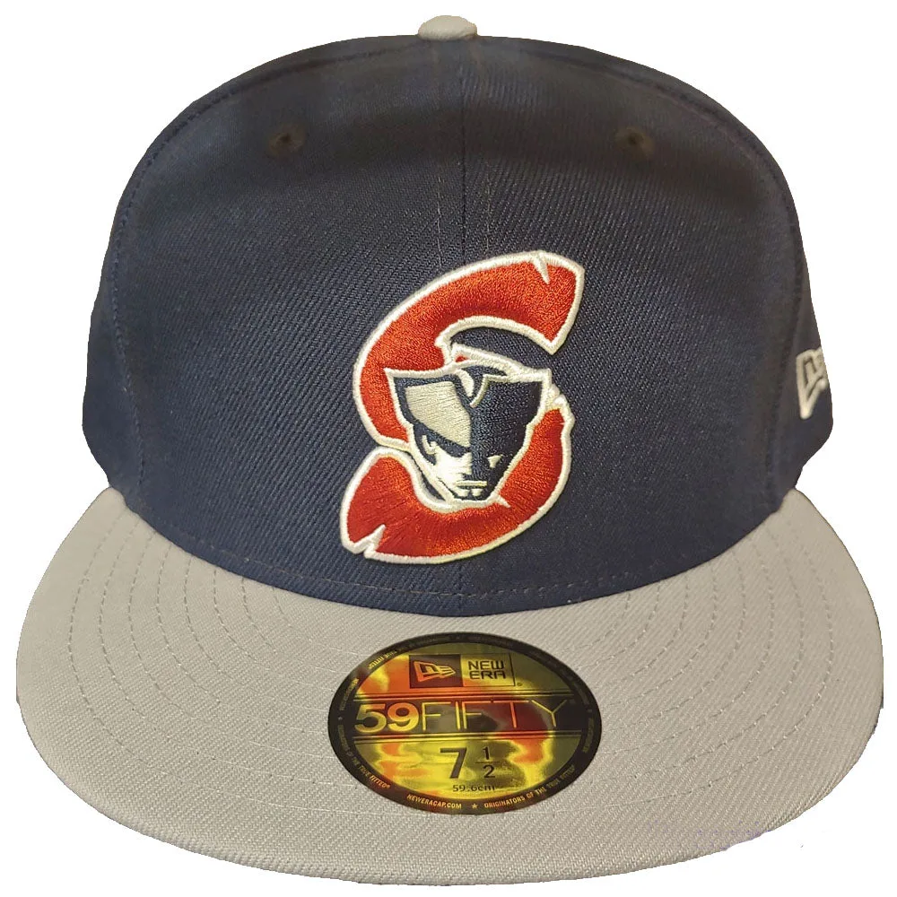 قبعة سامرسيت باتريوتس نيو إيرا 59FIFTY رود نيفي جراي فيتيد