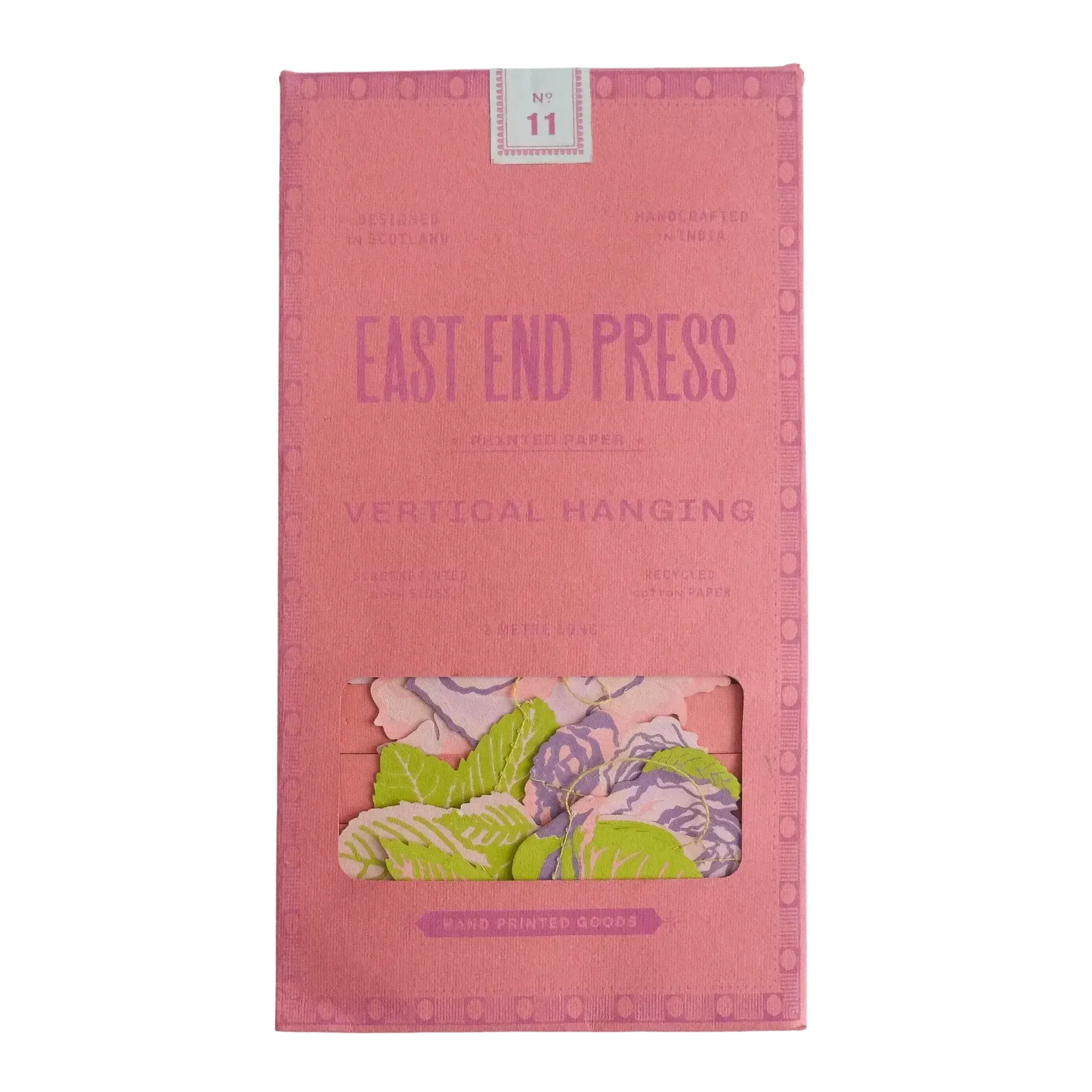 East End Press: Tappezzeria verticale a rosa (N. 11)