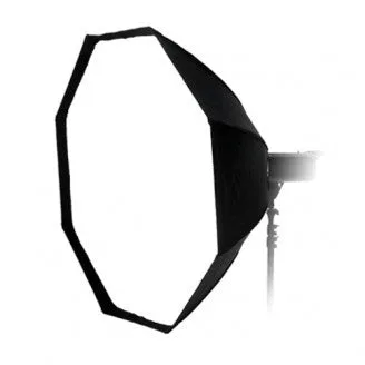 Softbox Pro Studio Solutions EZ-Pro con anillo de montaje Broncolor para Broncolor (Impact), Visatec y compatibles - Softbox plegable rápido con interior reflectante plateado y dob