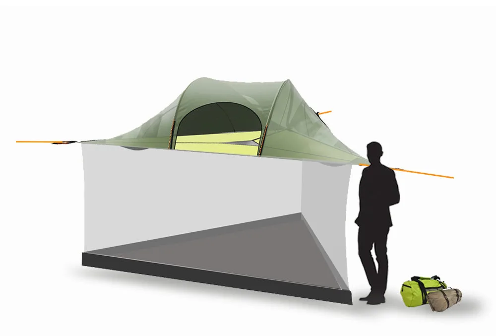 Baumzelt-Campingregeln: Öffentliches Land, Parks und Leave No Trace