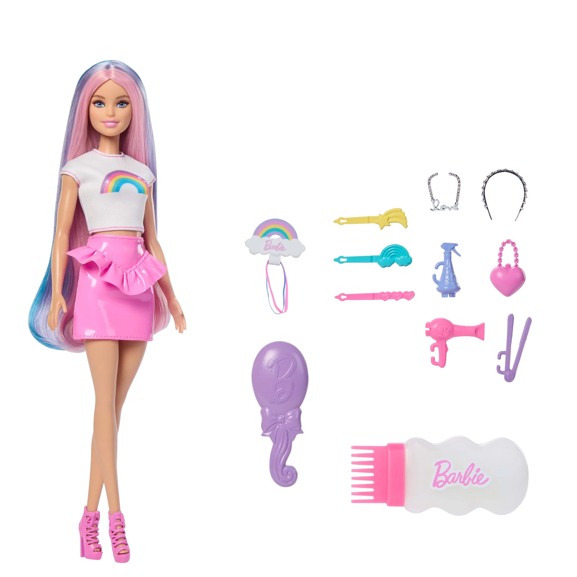 Boneca Barbie Rainbow Sparkle Hair: Dicas de penteado