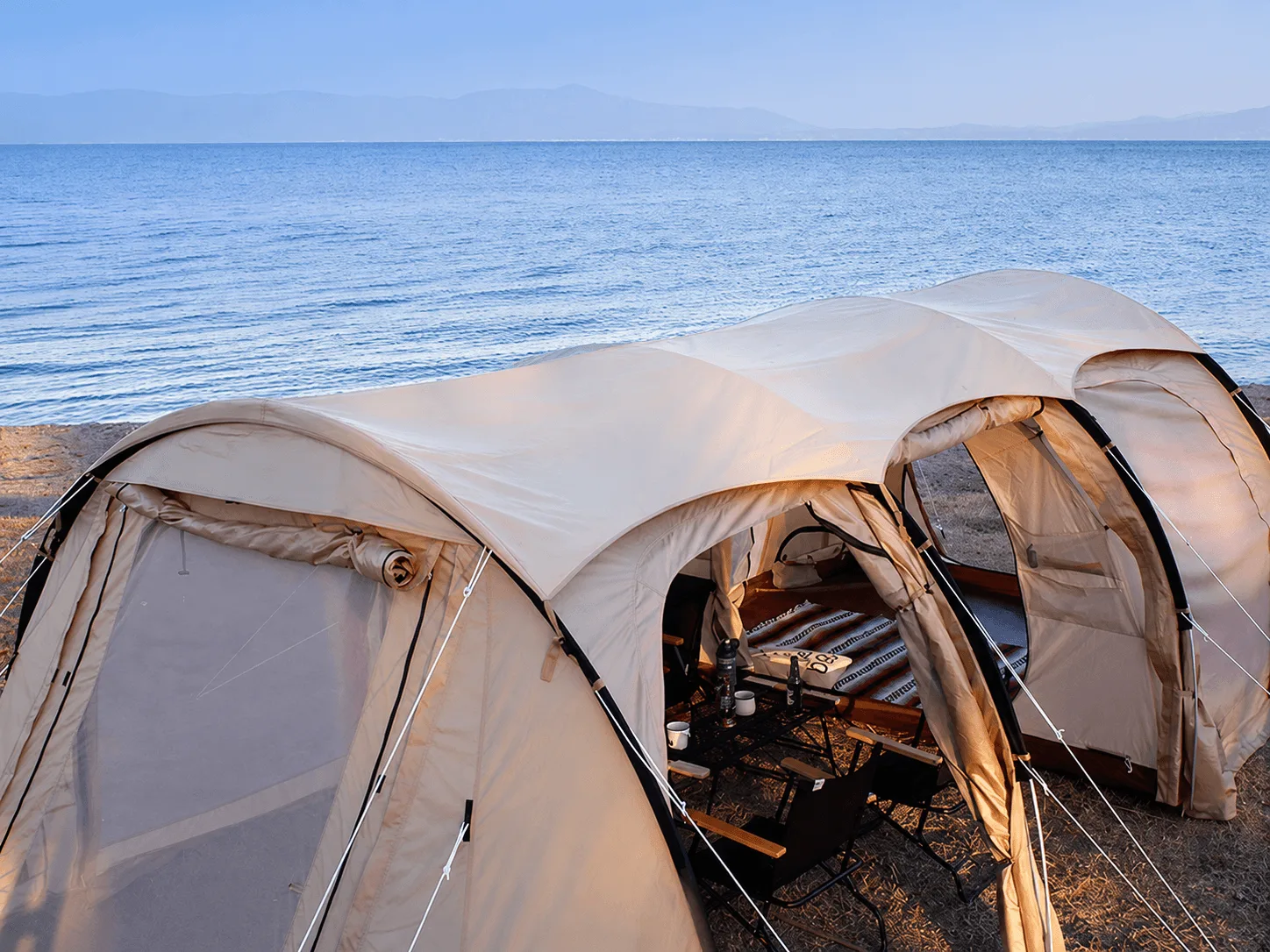 Kamaboko Shield: Block Wind and Rain at Your Campsite