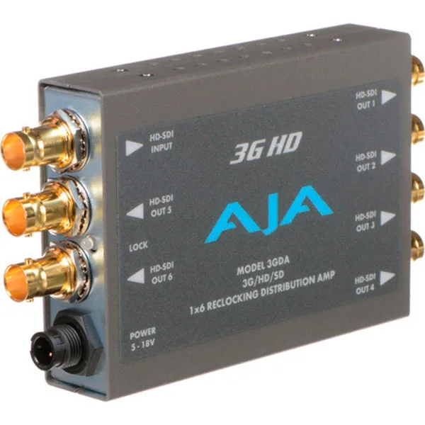 Configurazione di un amplificatore di distribuzione AJA 3GDA