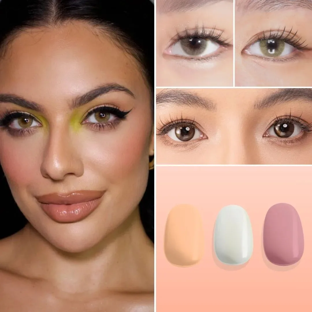 The Golden Gaze Set (For Enhancing Brown Eyes)