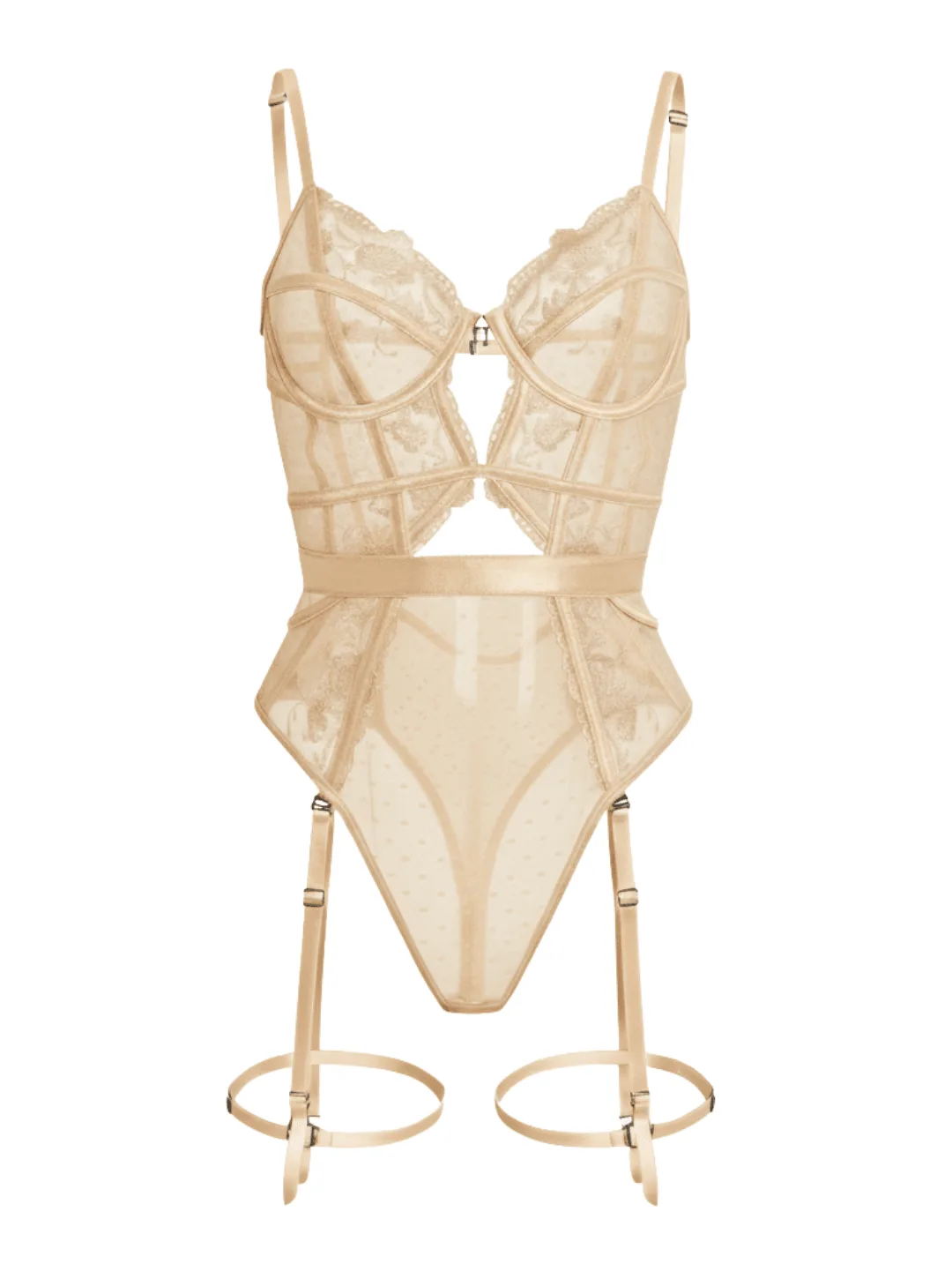 How to Measure for a Lace Garter Bodysuit