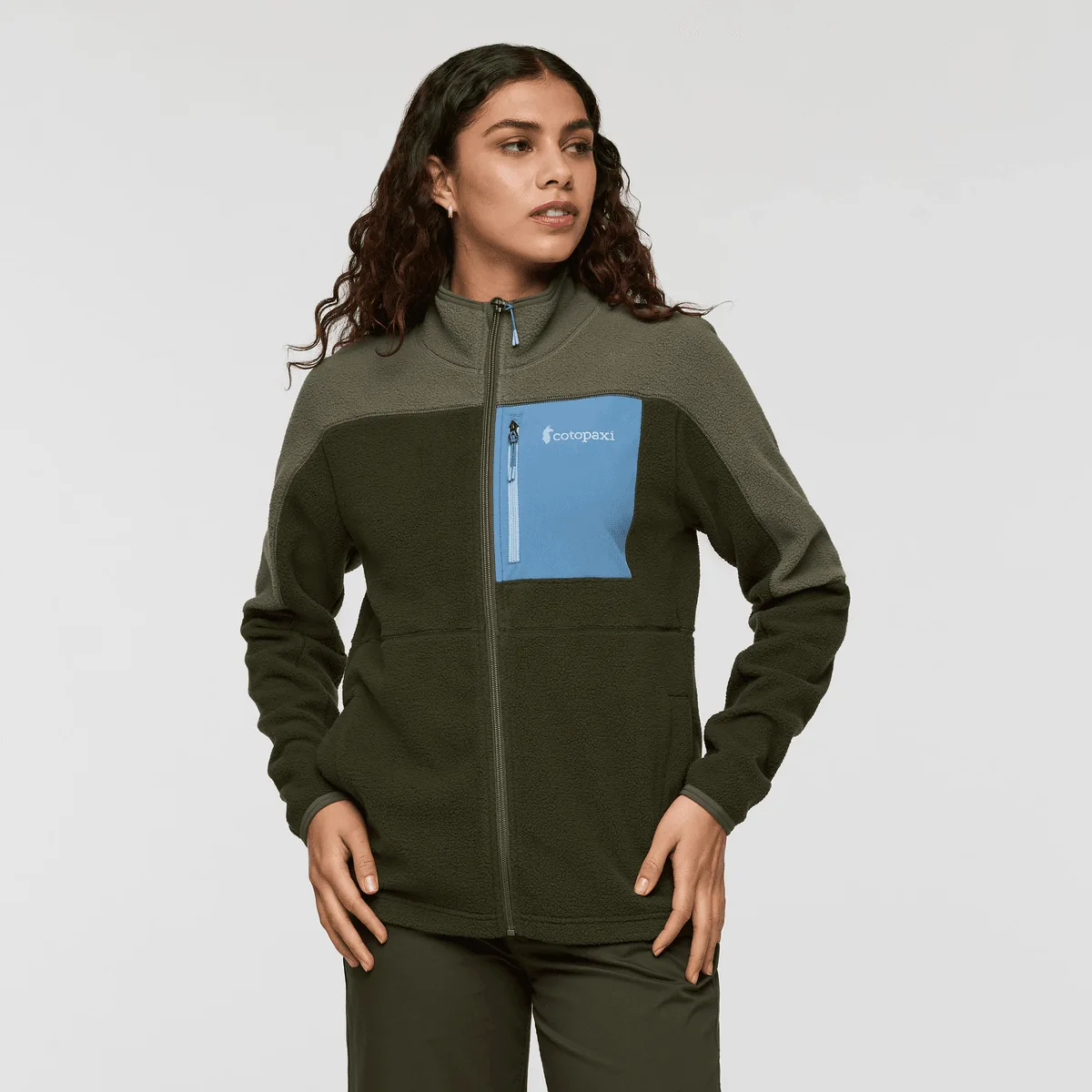 Chaqueta Abrazo de forro polar con cremallera completa - Mujer