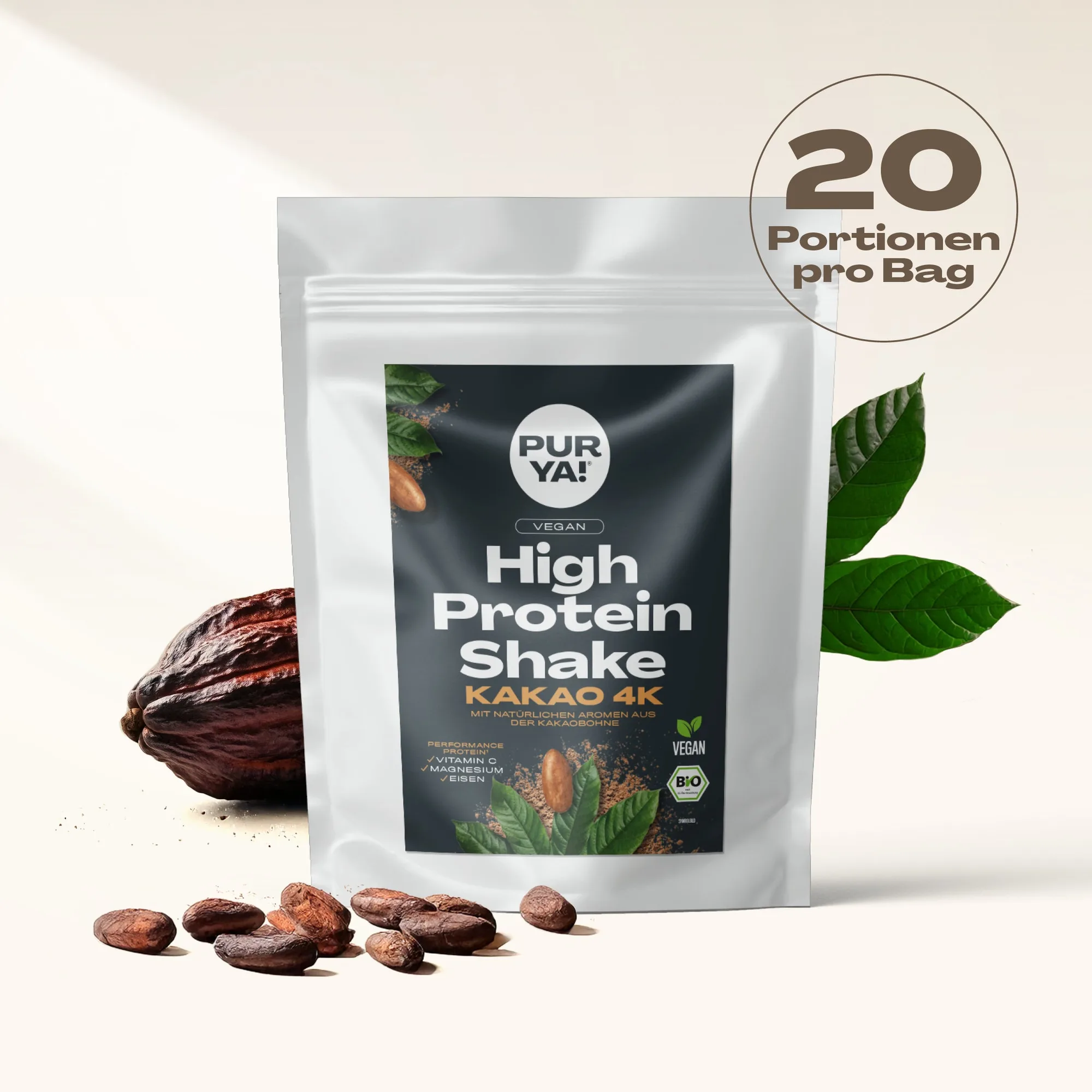 Veganes Proteinpulver Kakao 600g