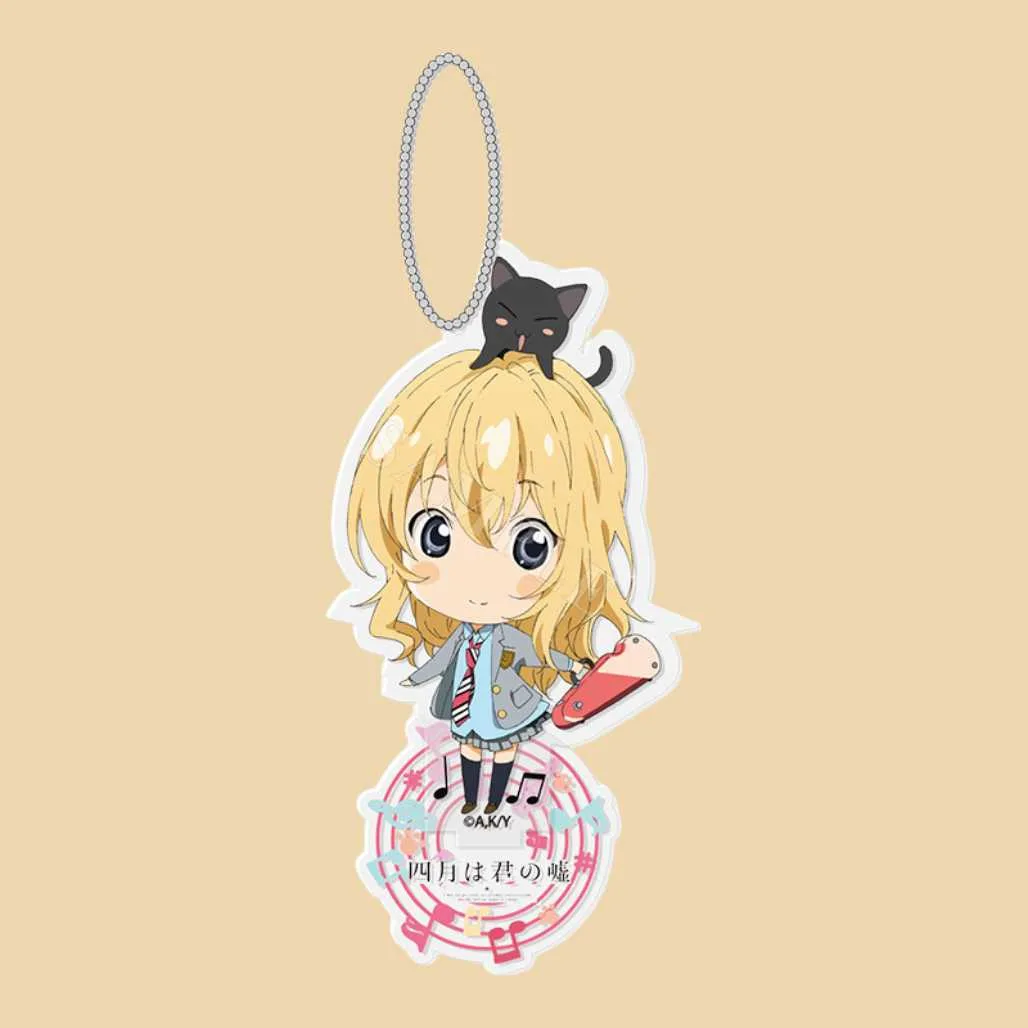 Personnages de Your Lie in April - Porte-clés sac à dos anime