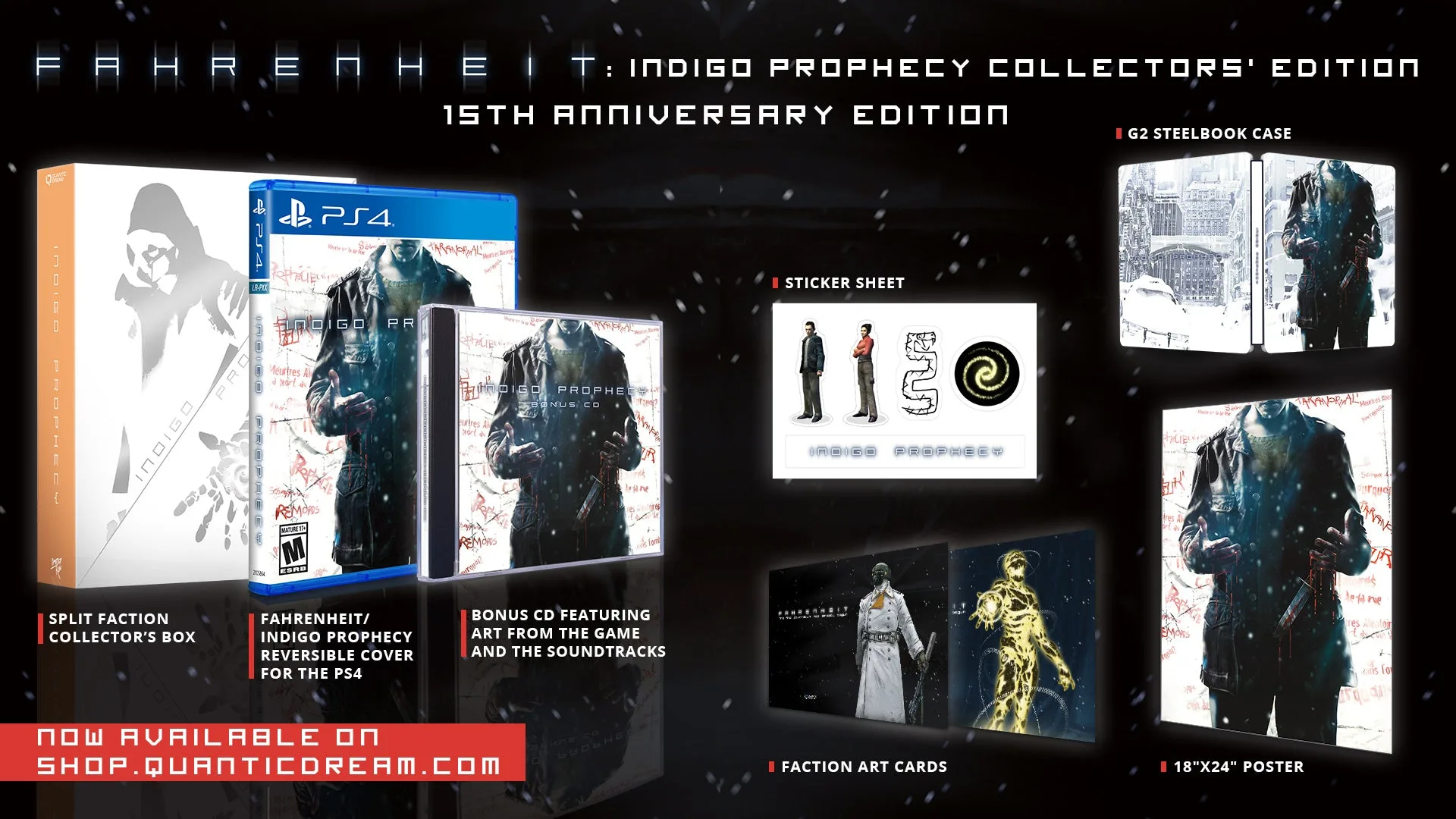 Indigo Prophecy Collector's Edition PS4: What's Inside