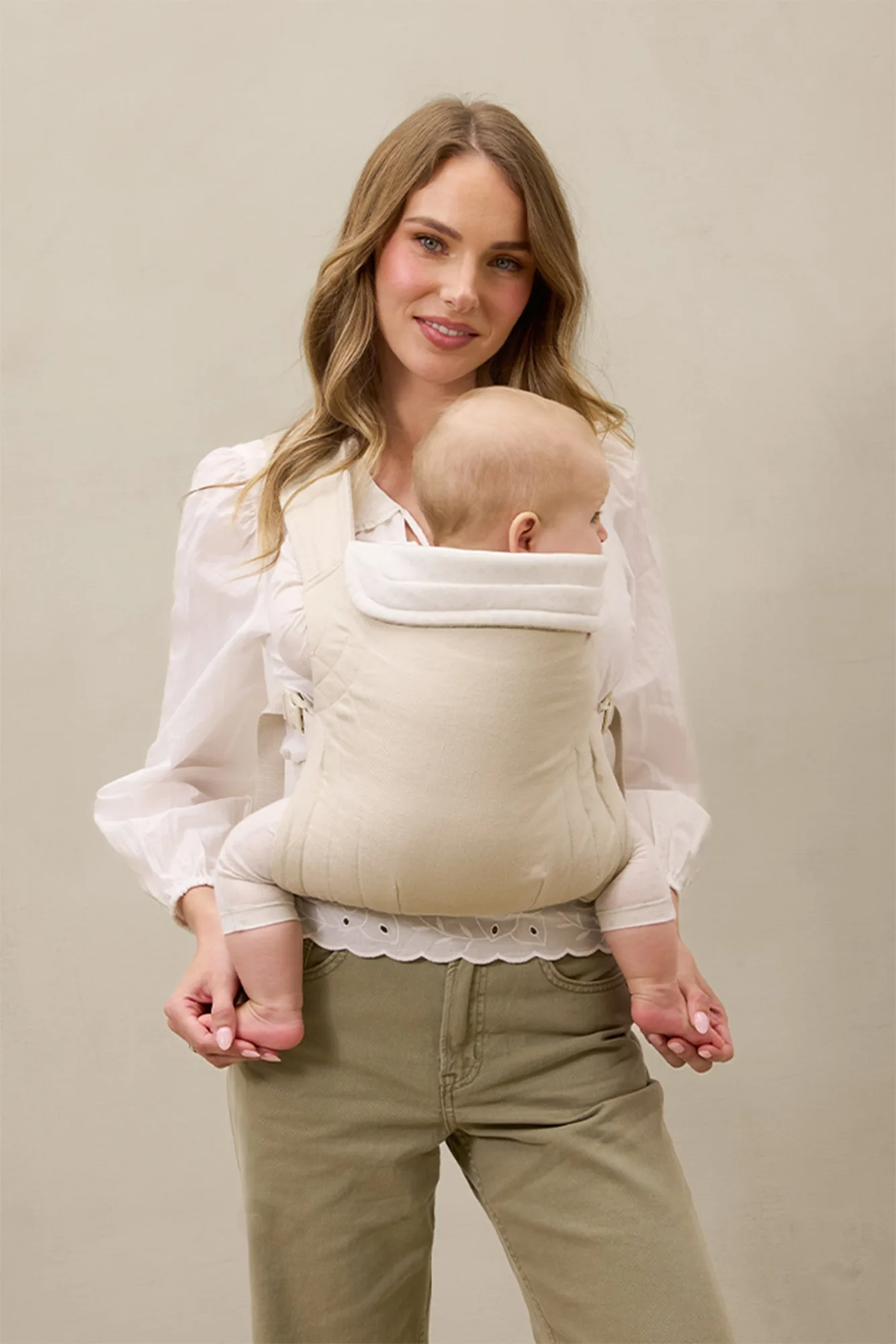 Porte-bébé à boucles doux Oat Heritage Dot