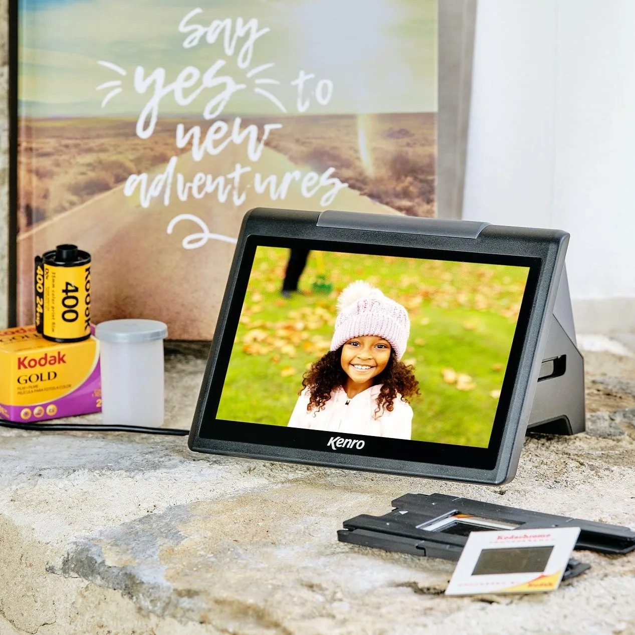 Kenro Film Scanner with 7" IPS LCD Screen