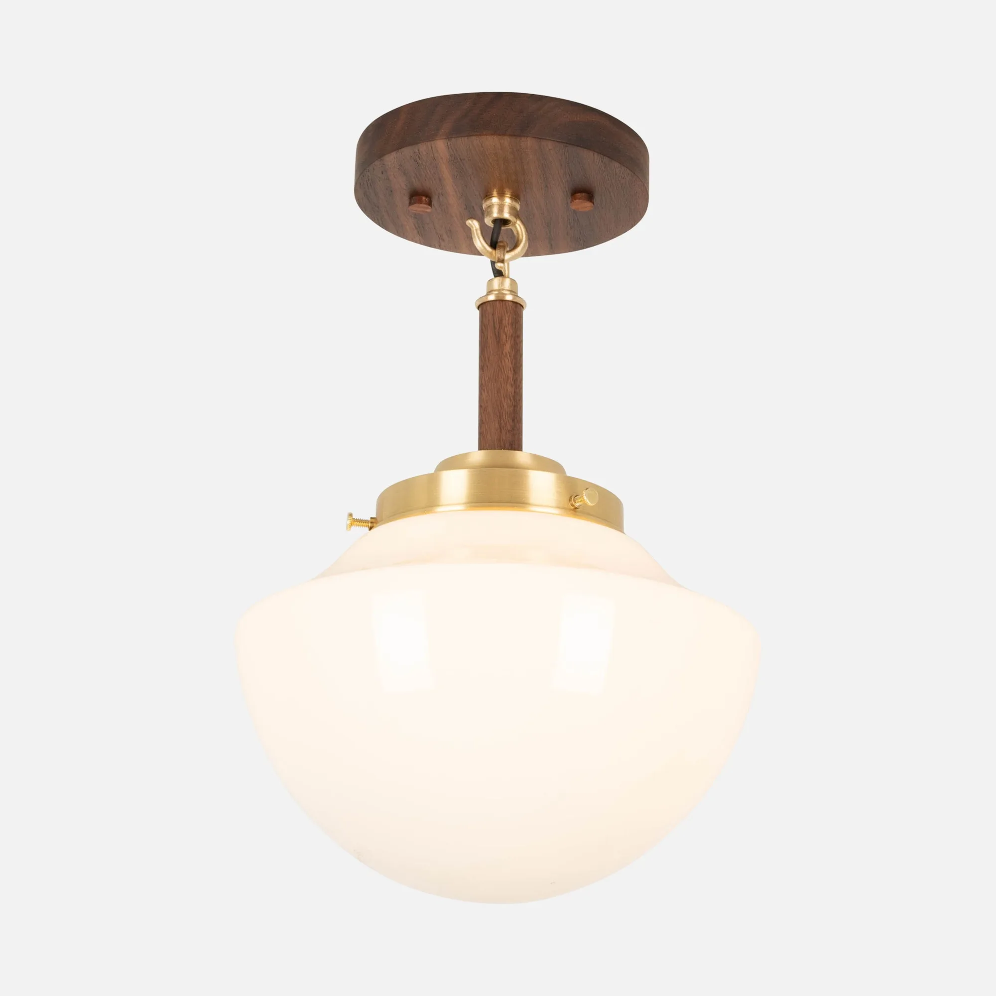 Dilworth plafondlamp met schelpenkap vs bolkap