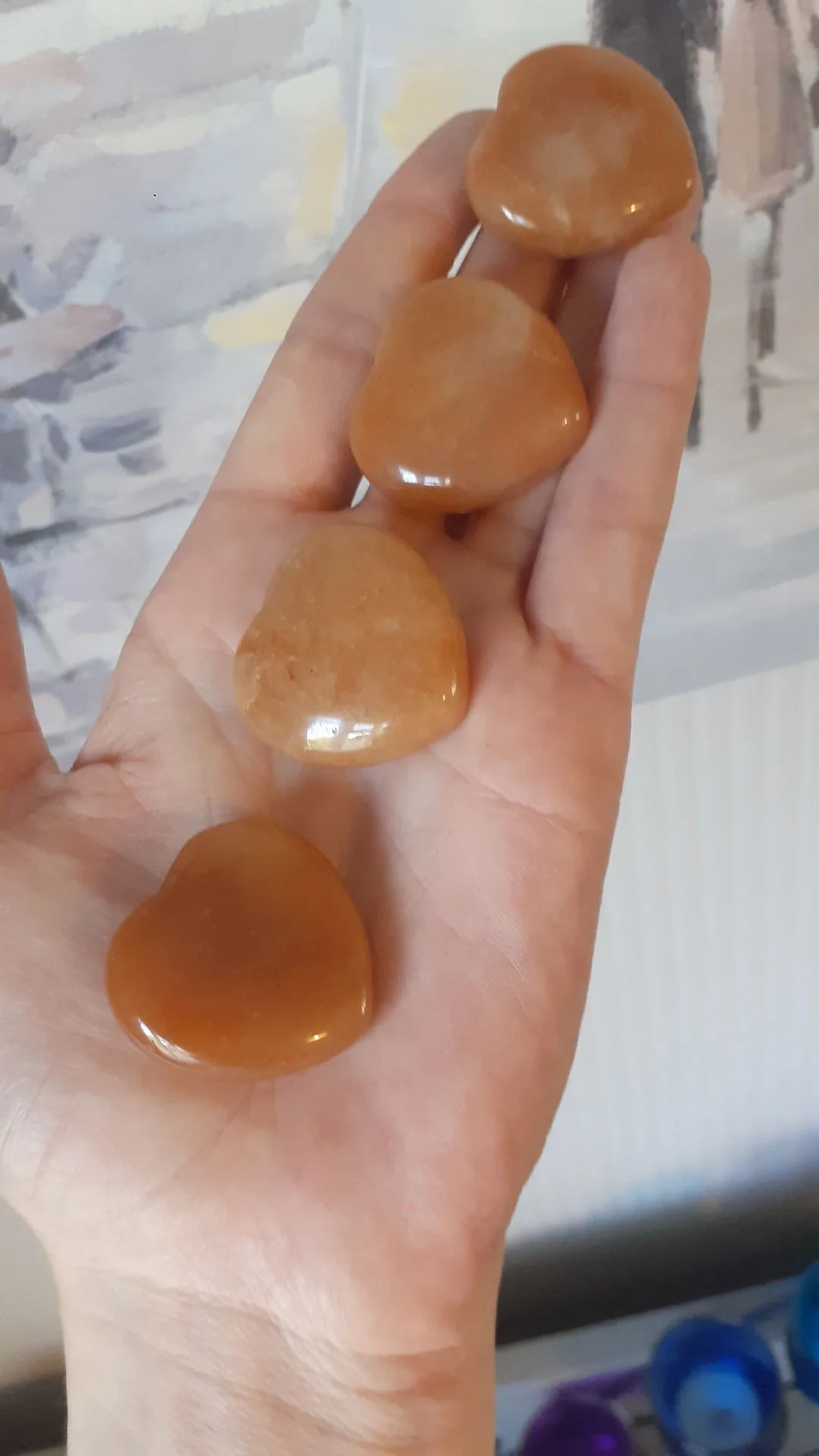 Peach Aventurine Gemstone Heart