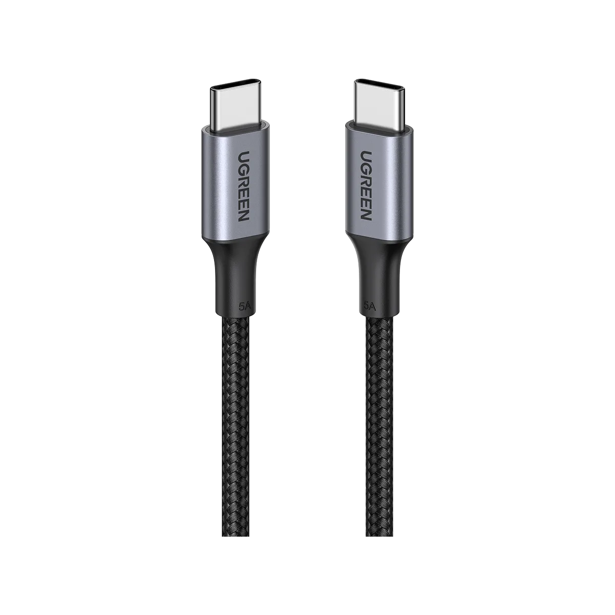 كابل شحن UGREEN 100W USB-C إلى USB-C قطعتان