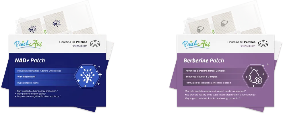 Sada Power Reset vs. samostatné náplasti s berberinem a NAD+