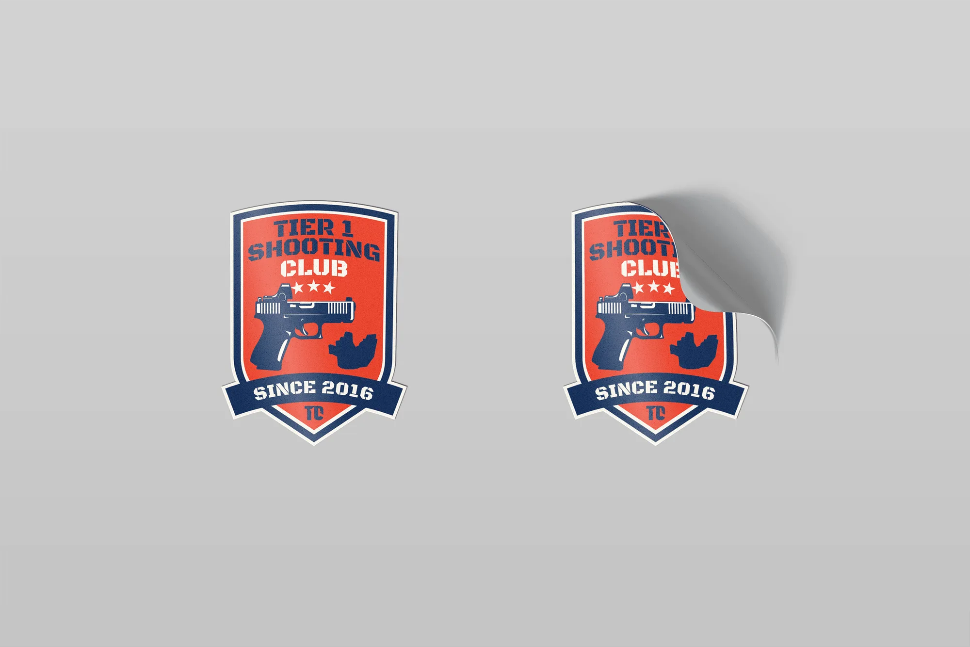 Tier 1 shooting club stickers