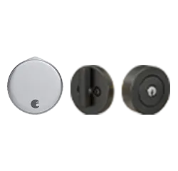 August Wi-Fi Smart Lock + Cerrojo en Negro